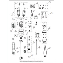 Horeca Parts - Mikser ręczny Sammic TR-350 (3030380)