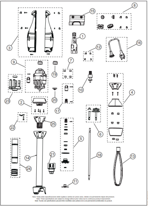 Horeca Parts - Ruční mixér Sammic TR-350 (3030380)