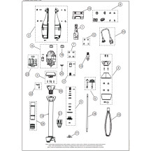 Horeca Parts - Hand mixer Sammic TR-550 (3030382)