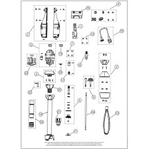 Horeca Parts - Mikser ręczny Sammic TR-750 (3030148)