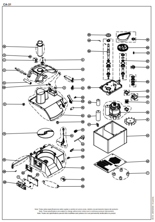 Horeca Parts - Gemüseschneider Sammic CA-301