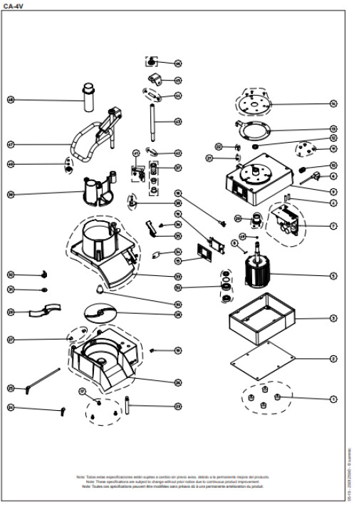 Horeca Parts - Krouhač zeleniny Sammic CA-401