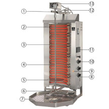 Horeca Parts - Toaster for kebab Potis E2