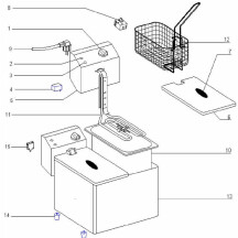 Horeca Parts - Fryer Stalgast 777323