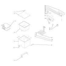 Horeca Parts - Nastavitelná fritéza s kohoutkem 12 l Stalgast 777333