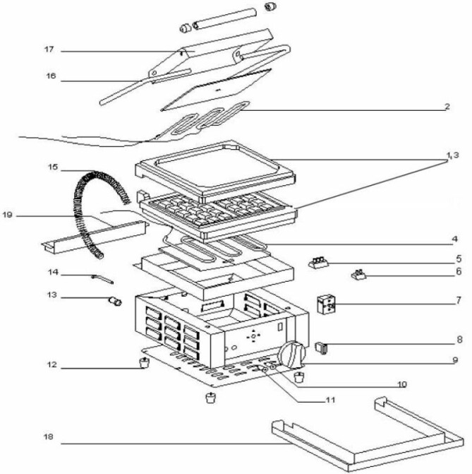 Horeca Parts - Vaflovač Stalgast 777220