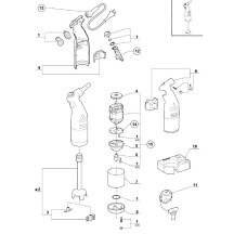 Horeca Parts - MicroMix Handmixer Stalgast (711151)