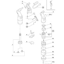 Horeca Parts - Mini mixer manual MP 160 V.V. Stalgast (711161)