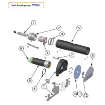 Horeca Parts - Elektrisches Dönermesser Stalgast 777612 (H7000)