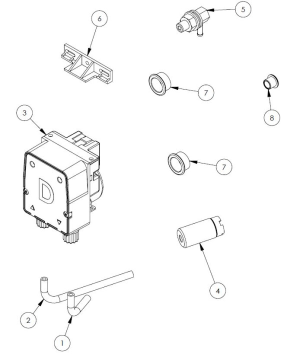 Horeca Parts - Geschirrspüler Stalgast 801350