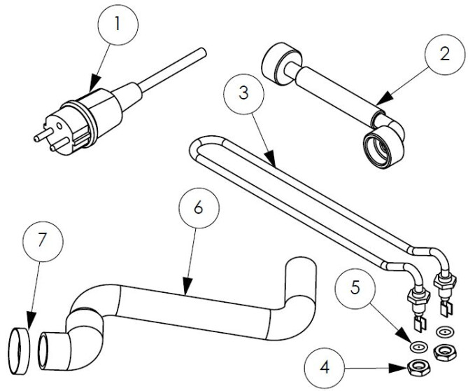 Horeca Parts - Geschirrspüler Stalgast 801400