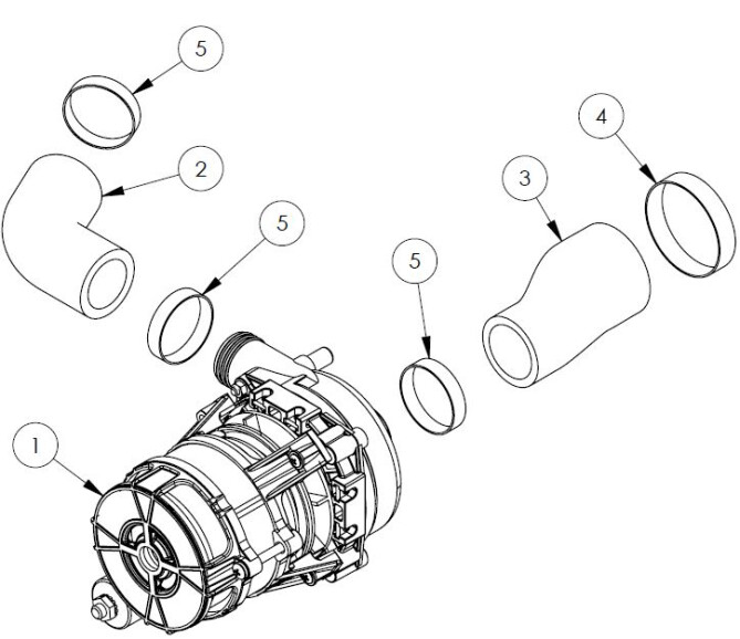 Horeca Parts - Geschirrspüler Stalgast 801400