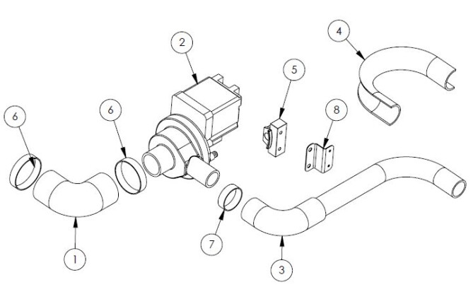 Horeca Parts - Myčka nádobí Stalgast 801401