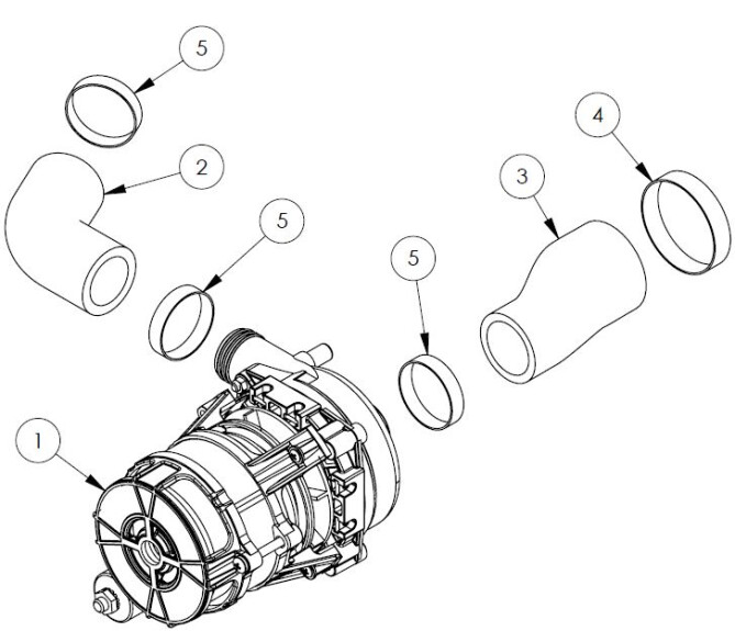 Horeca Parts - Myčka nádobí Stalgast 801401