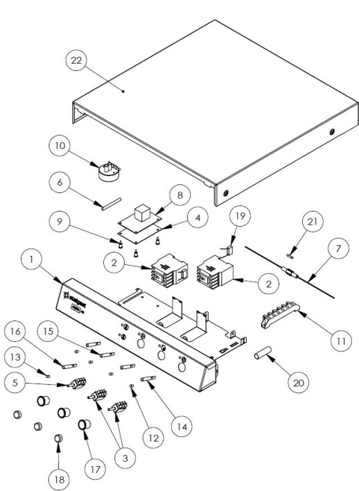 Horeca Parts - Geschirrspüler Stalgast 801505