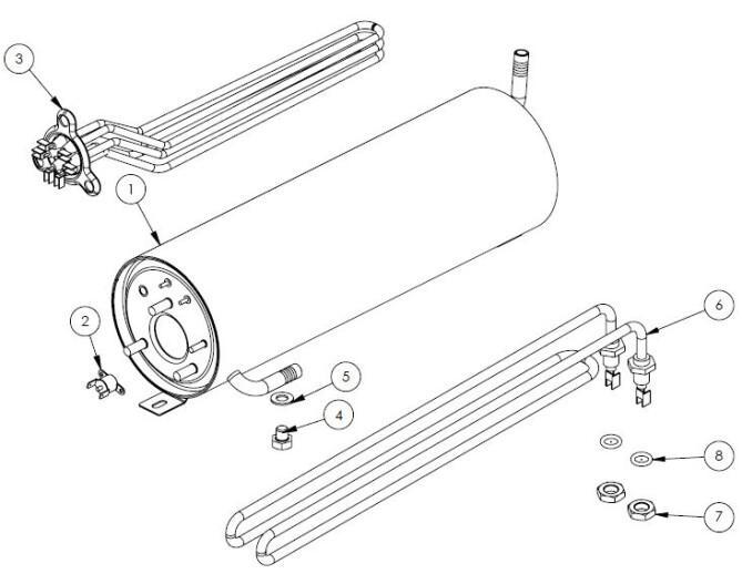 Horeca Parts - Geschirrspüler Stalgast 801505