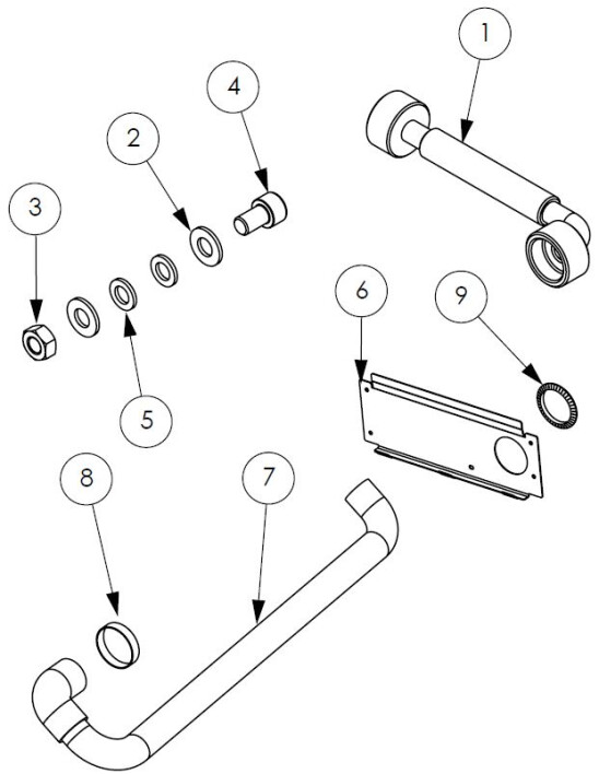 Horeca Parts - Geschirrspüler Stalgast 801505