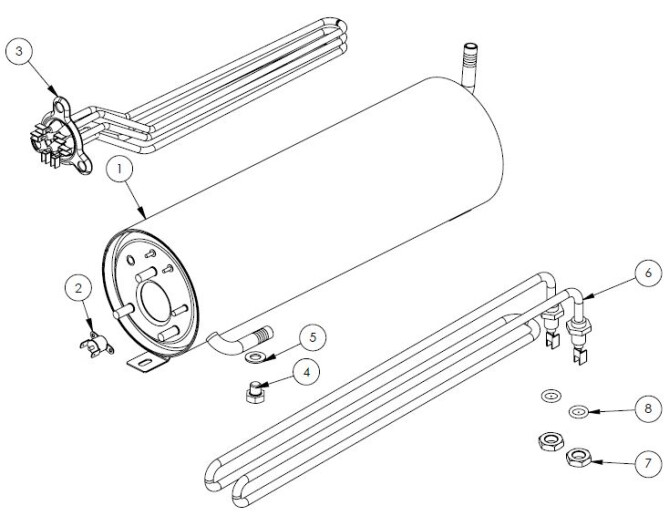 Horeca Parts - Myčka nádobí Stalgast 801506