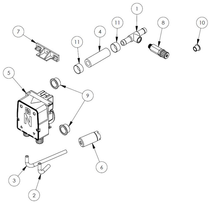 Horeca Parts - Myčka nádobí Stalgast 801507