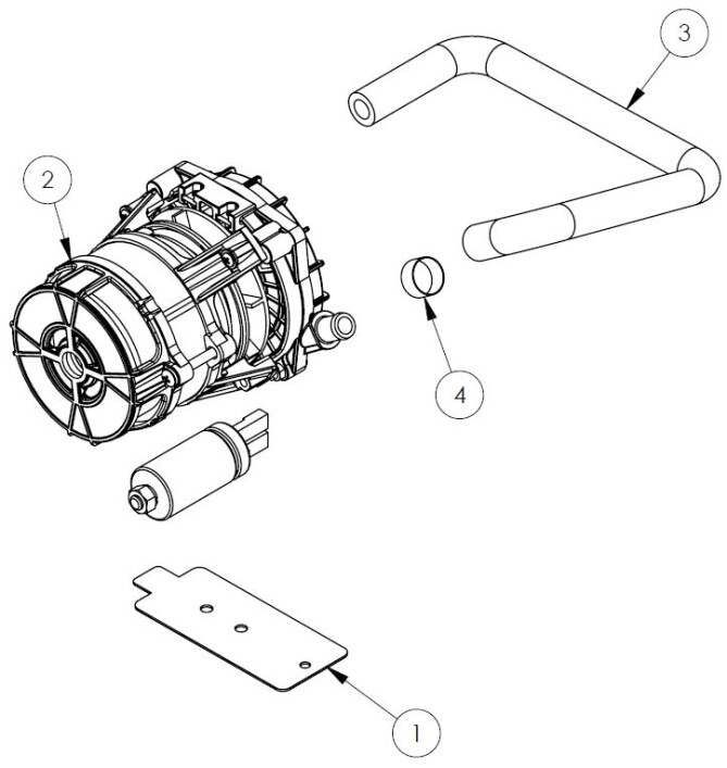 Horeca Parts - Myčka nádobí Stalgast 801516