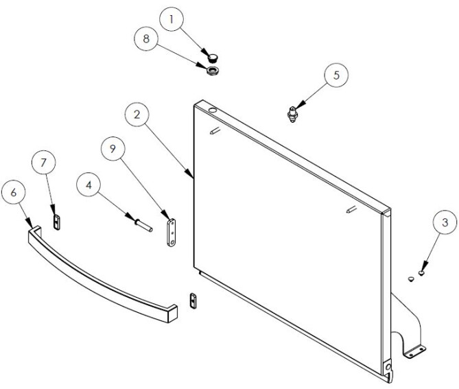 Horeca Parts - Myčka nádobí Stalgast 801516