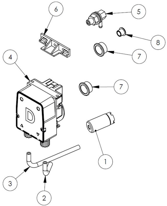 Horeca Parts - Dishwasher Stalgast 801516