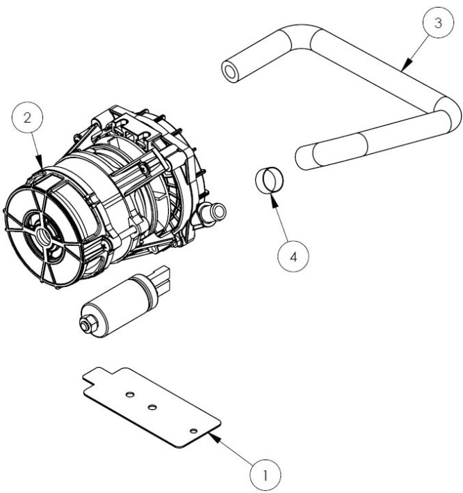 Horeca Parts - Geschirrspüler Stalgast 801517