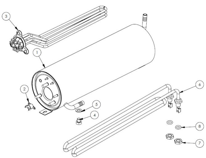 Horeca Parts - Geschirrspüler Stalgast 801517