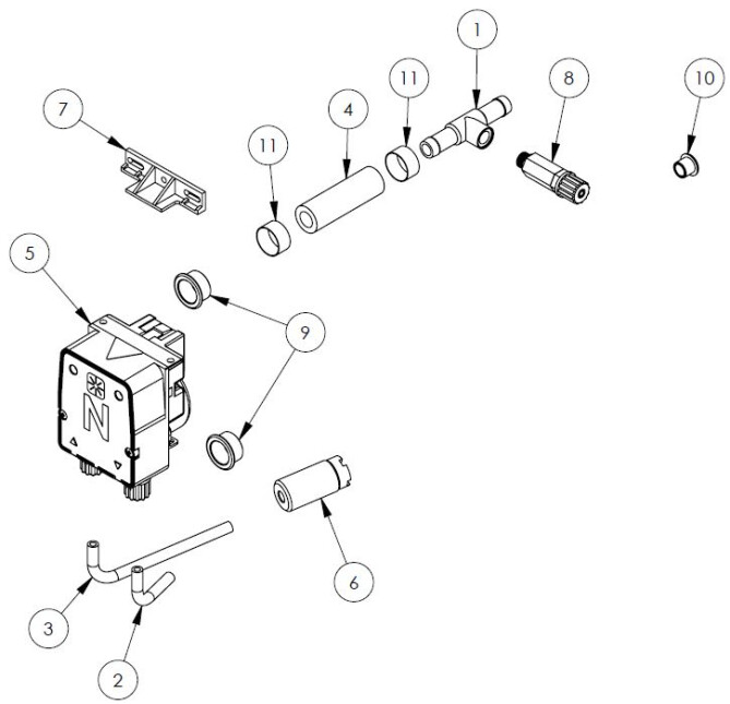 Horeca Parts - Myčka nádobí Stalgast 801517