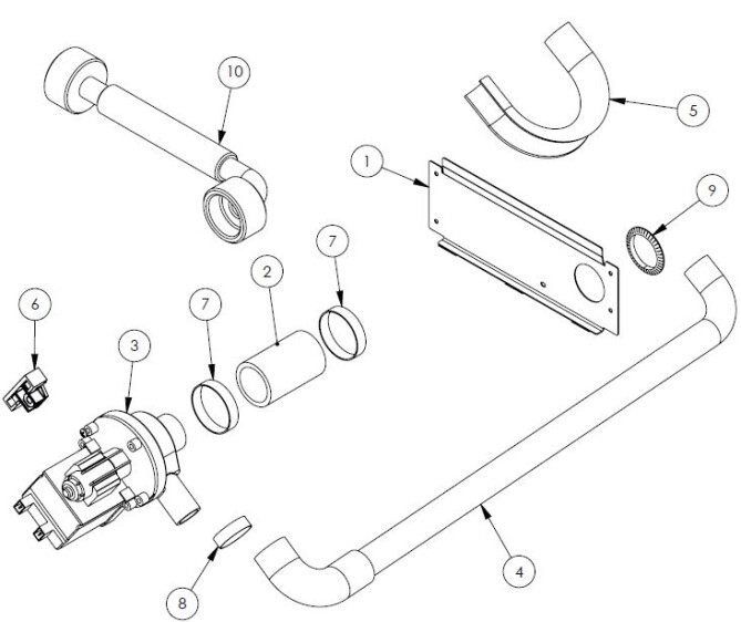 Horeca Parts - Geschirrspüler Stalgast 801517