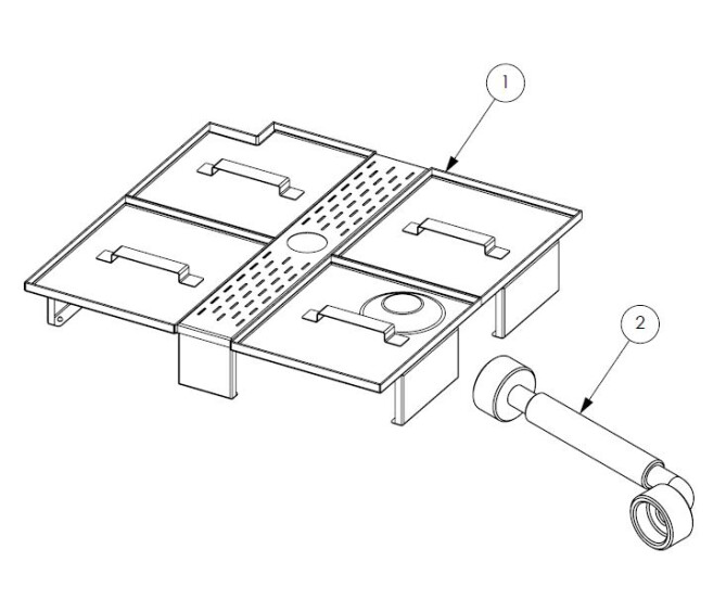 Horeca Parts - Geschirrspüler Stalgast 801556