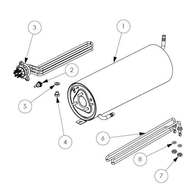 Horeca Parts - Myčka nádobí Stalgast 801556