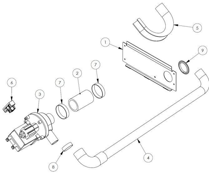 Horeca Parts - Geschirrspüler Stalgast 801556