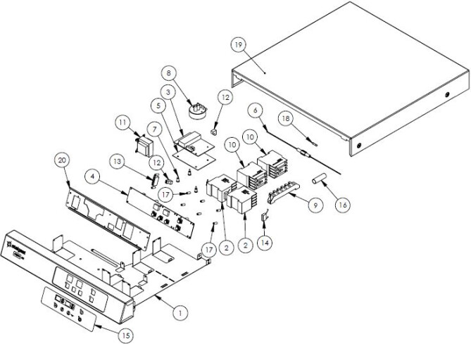 Horeca Parts - Myčka nádobí Stalgast 801566