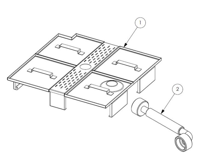 Horeca Parts - Geschirrspüler Stalgast 801566