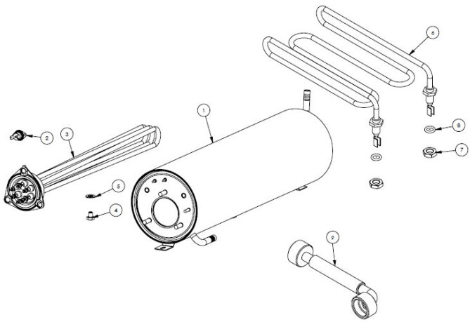 Horeca Parts - Geschirrspüler-Brühmaschine Stalgast 803035