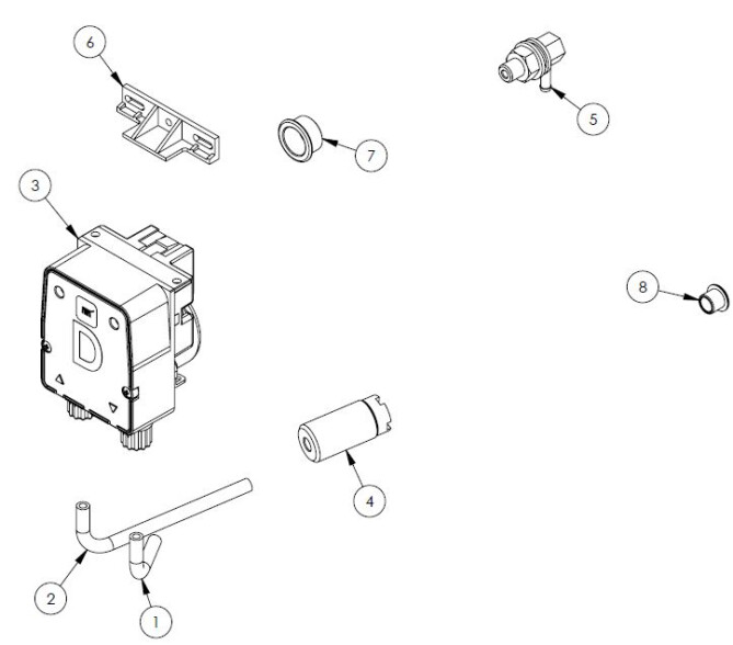 Horeca Parts - Mașină de spălat vase cu filtru Stalgast 803035