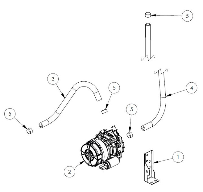 Horeca Parts - Geschirrspüler Stalgast 803036