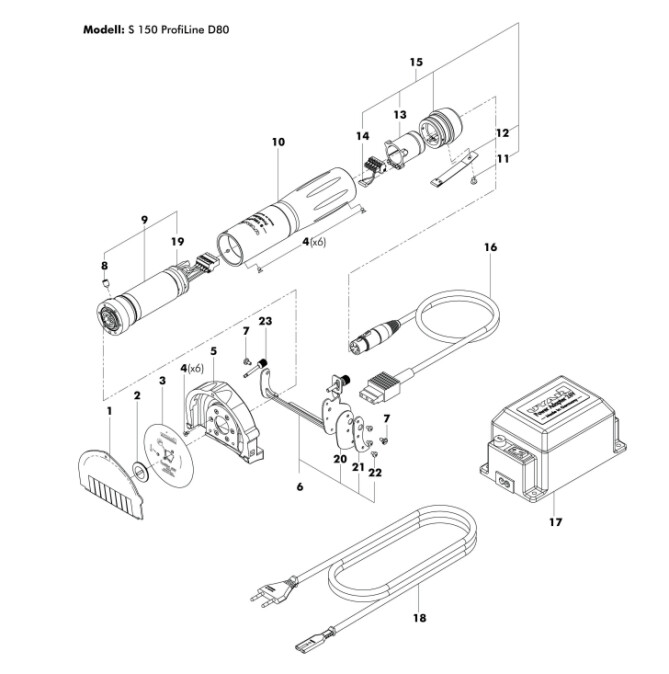 Horeca Parts - Nóż elektryczny do Kebaba Uyar 2000510 (H8000)