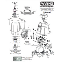 Horeca Parts - Blender comercial Waring BB300AL