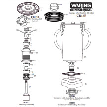 Horeca Parts - Mixér Waring Commercial CB15E