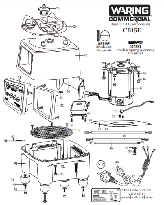 Horeca Parts - Блендер Waring Commercial CB15E