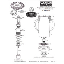 Horeca Parts - Mixer Waring Commercial CB15VXE