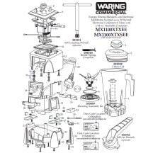 Horeca Parts - Mixér Waring Commercial MX1100XTXEE