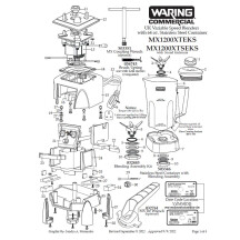 Horeca Parts - Блендер Waring Commercial MX1200XTEKS