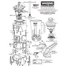 Horeca Parts - Blender Waring Commercial MX1500XTXSE6