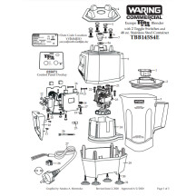 Horeca Parts - Blenderul comercial Waring TBB145S4E