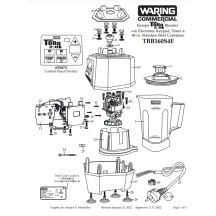 Horeca Parts - Waring Commercial Blender TBB160S4E