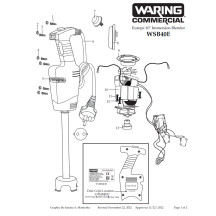 Horeca Parts - Waring Gewerbemixer WSB40E