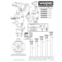 Horeca Parts - Mikser Waring Commercial WSB50E